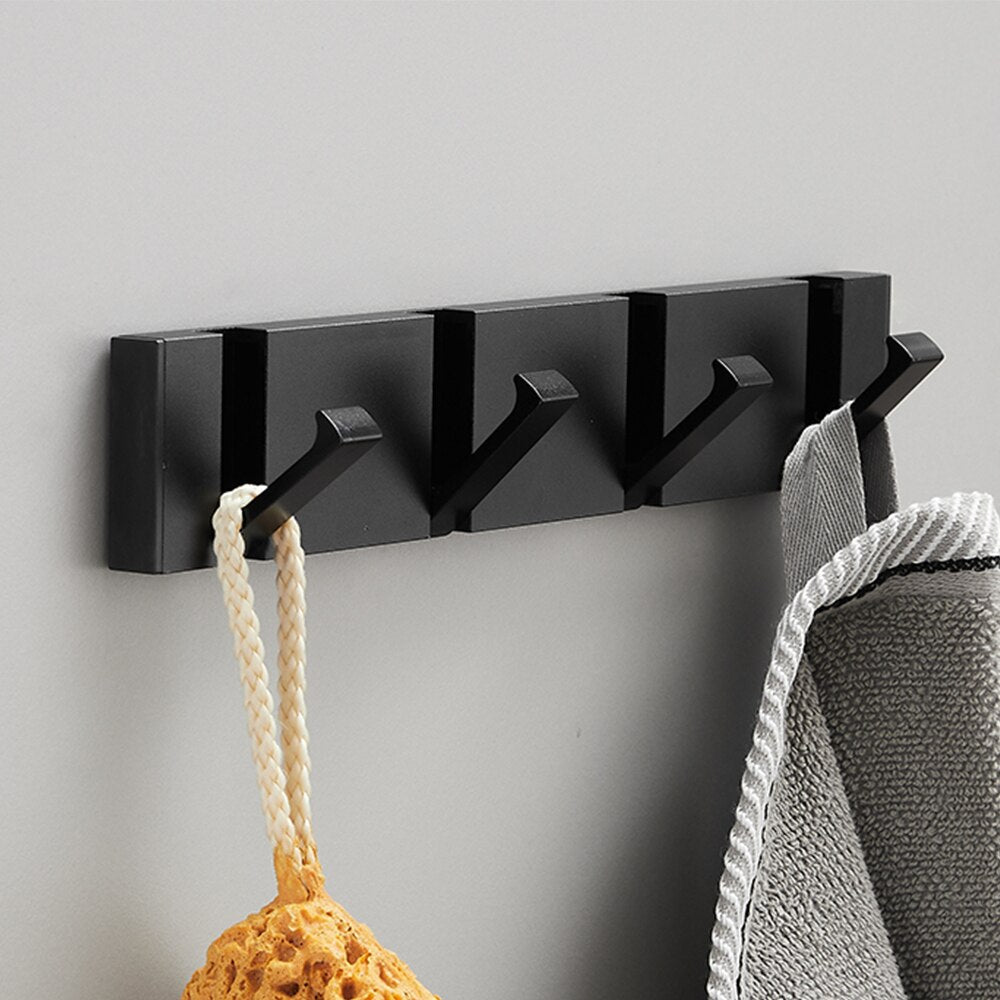 Dual Installation Folding Towel Rack