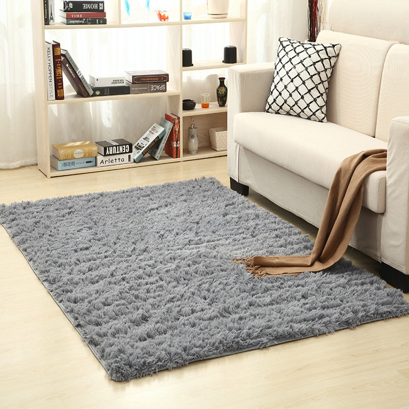 wool shag area rug - Super Soft Silk Wool Shag Area Rug