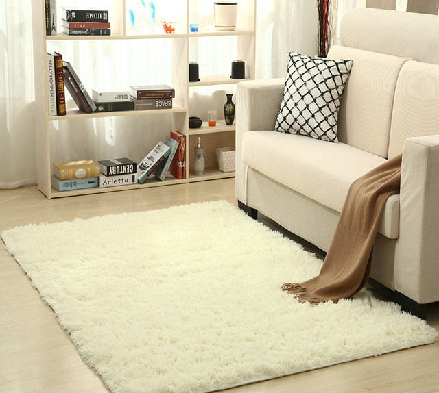 wool shag area rug - Super Soft Silk Wool Shag Area Rug