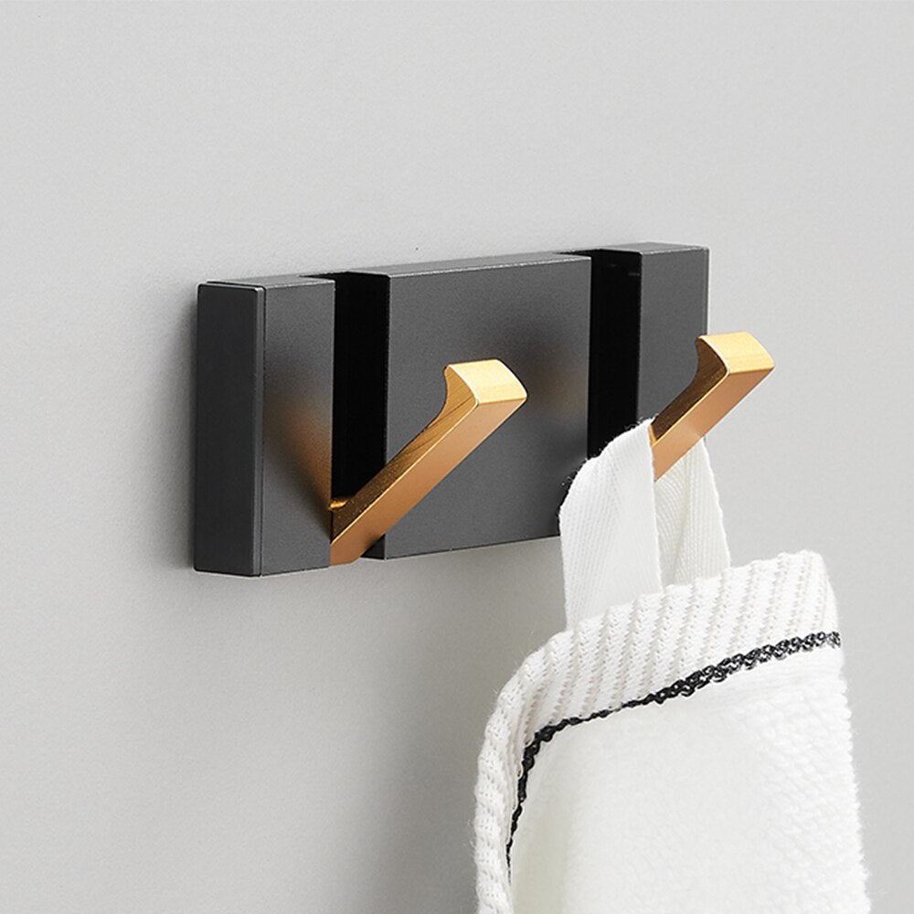 Dual Installation Folding Towel Rack