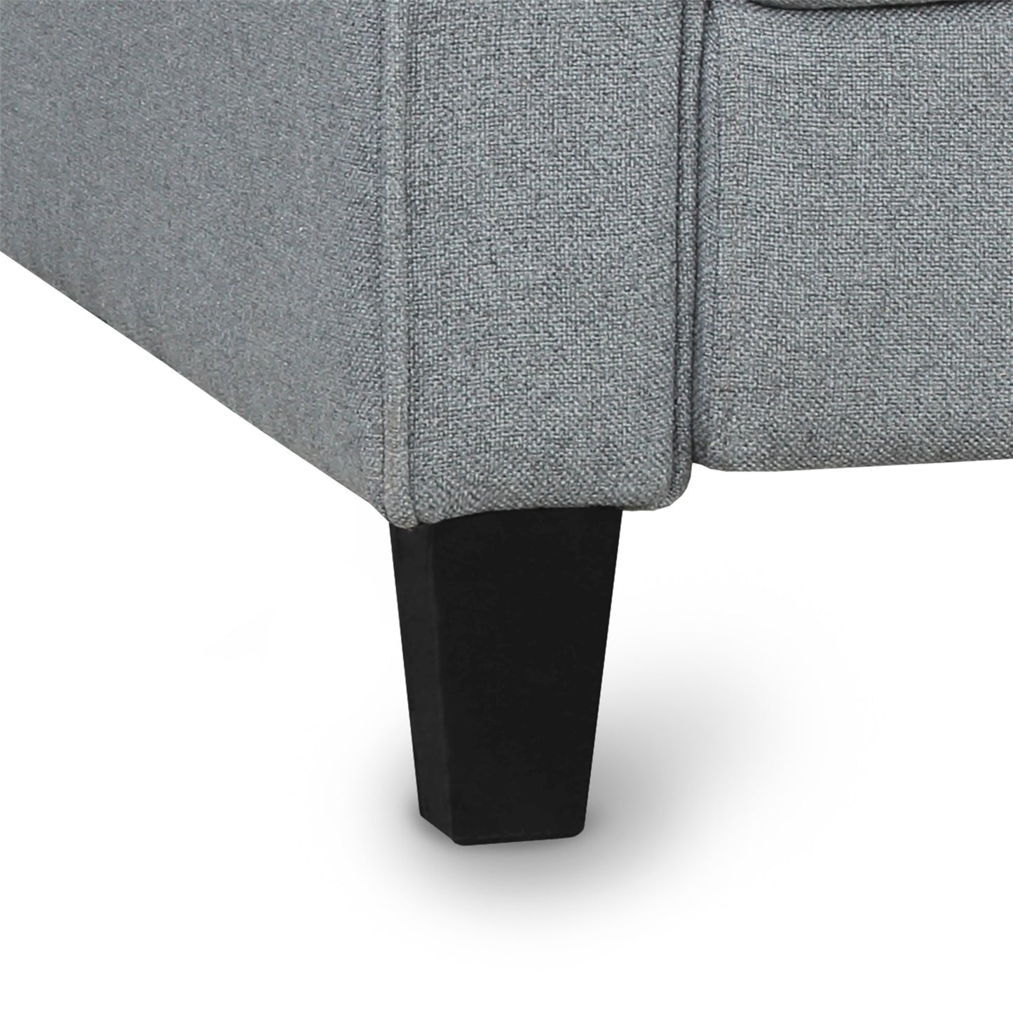 Gray Armrest Single Sofa