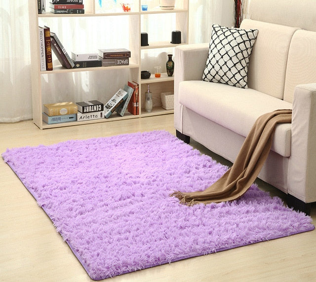 wool shag area rug - Super Soft Silk Wool Shag Area Rug