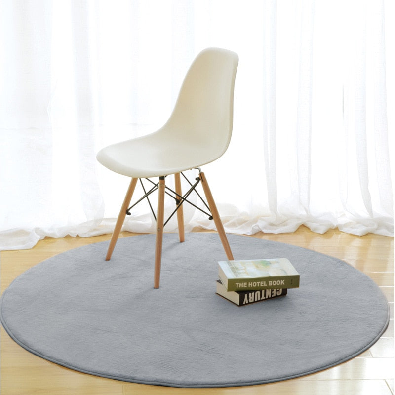 Memory Foam Round Chair Mat - Solid Memory Foam Round Chair Mat