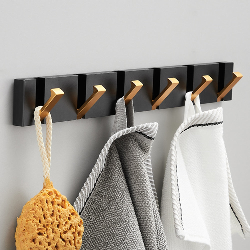 Dual Installation Folding Towel Rack