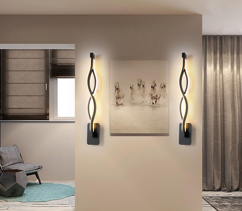 Modern Minimalist LED Wall Sconce - Minimalist Wall Lamps Living Room