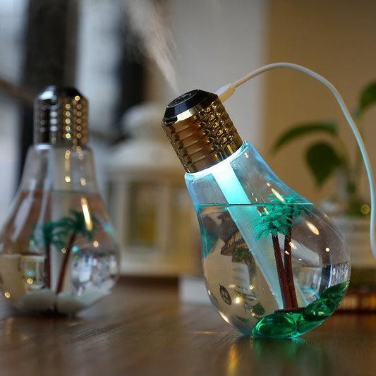 Creative USB Desktop Humidifier with Atmosphere Lighting