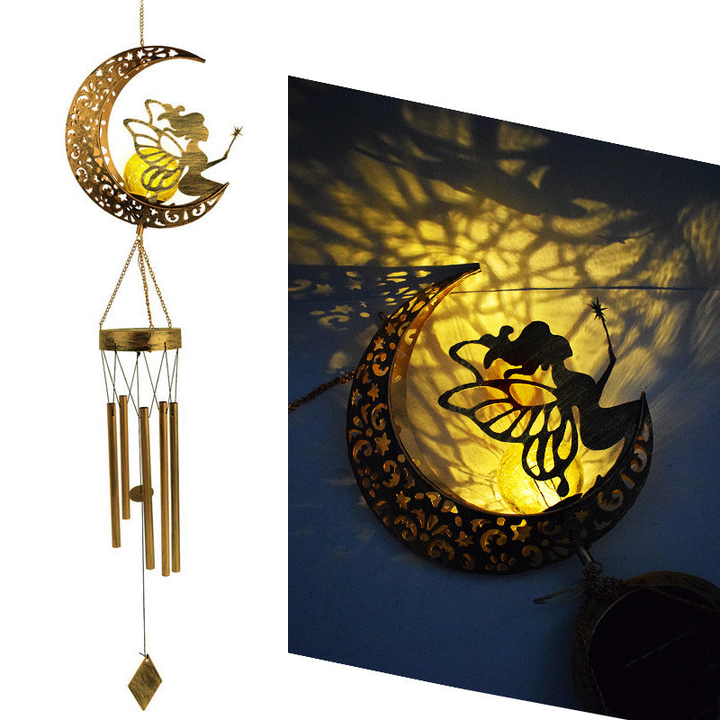 Solar Moon Fairy Garden Light