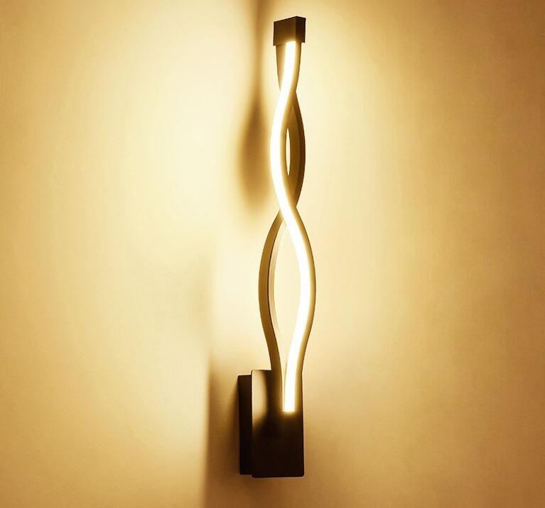 Modern Minimalist LED Wall Sconce - Minimalist Wall Lamps Living Room