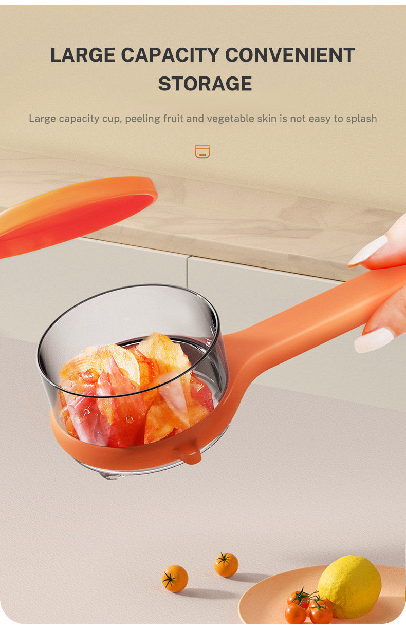 Multi-Functional Kitchen Peeler with Storage Bucket