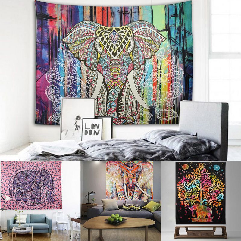 mandala tapestry - Bohemian Mandala Tapestry & Picnic Blanket