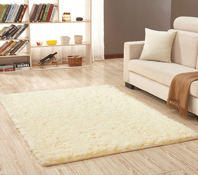 wool shag area rug - Super Soft Silk Wool Shag Area Rug