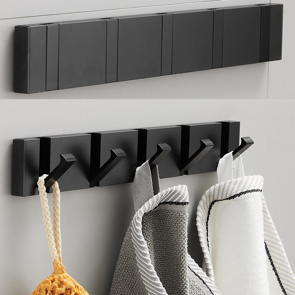 Dual Installation Folding Towel Rack