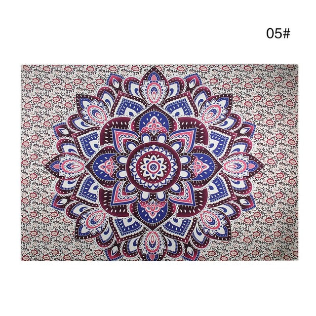 mandala tapestry - Bohemian Mandala Tapestry & Picnic Blanket