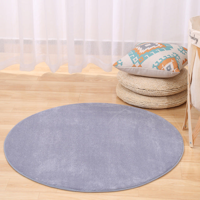 Memory Foam Round Chair Mat - Solid Memory Foam Round Chair Mat