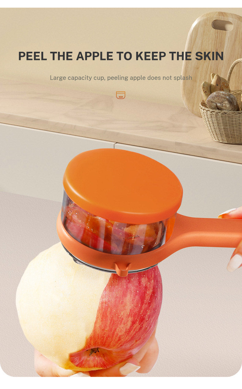 Multi-Functional Kitchen Peeler with Storage Bucket