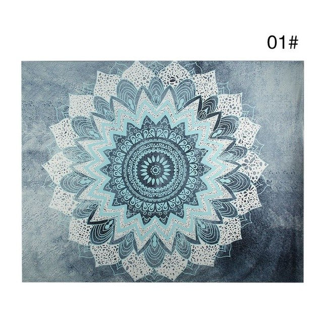 mandala tapestry - Bohemian Mandala Tapestry & Picnic Blanket