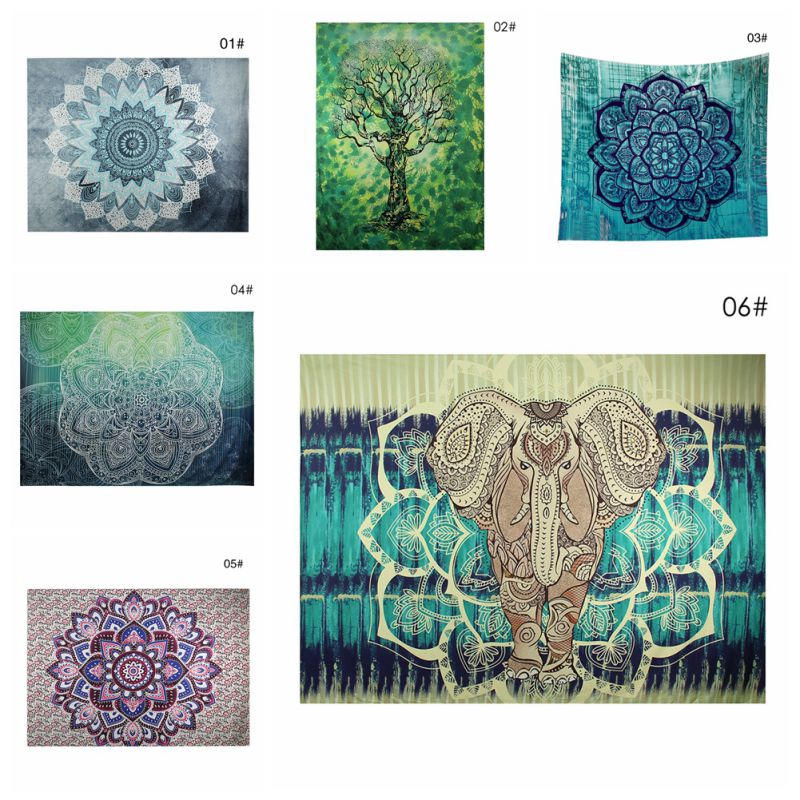 mandala tapestry - Bohemian Mandala Tapestry & Picnic Blanket