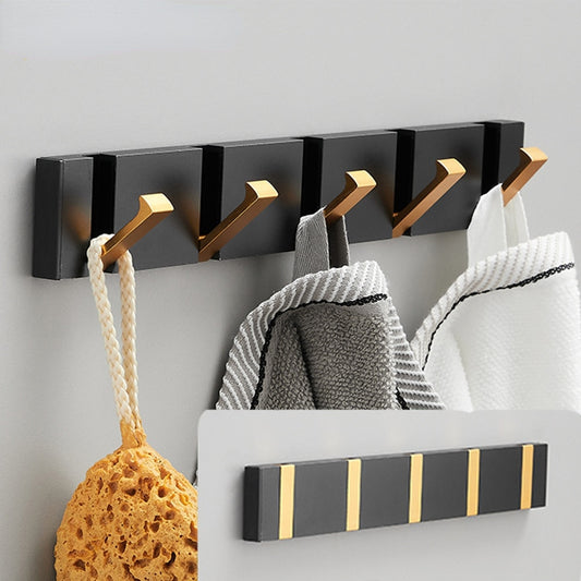 Dual Installation Folding Towel Rack