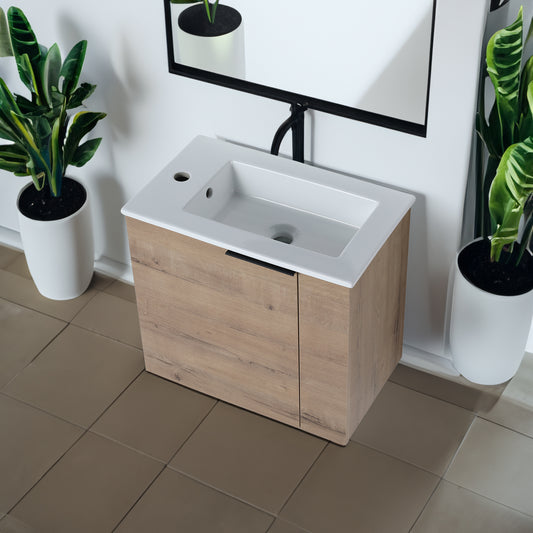 22-Inch Floating Bathroom Vanity with Sink