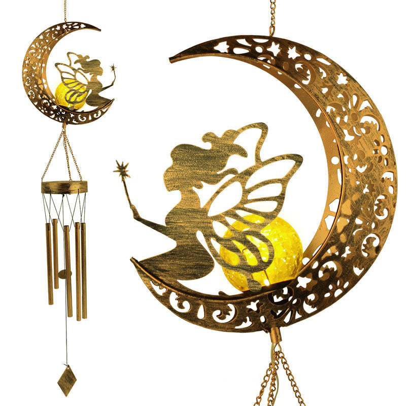 Solar Moon Fairy Garden Light