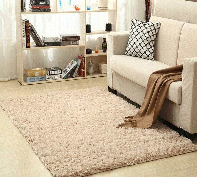 wool shag area rug - Super Soft Silk Wool Shag Area Rug