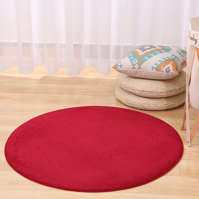 Memory Foam Round Chair Mat - Solid Memory Foam Round Chair Mat