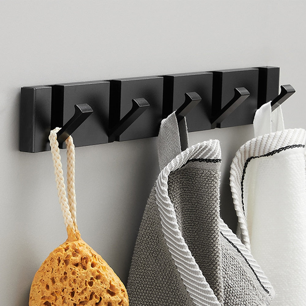 Dual Installation Folding Towel Rack