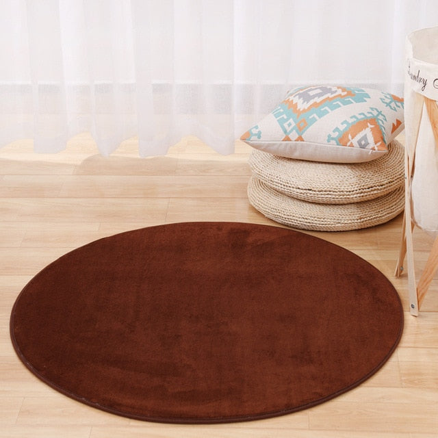 Memory Foam Round Chair Mat - Solid Memory Foam Round Chair Mat