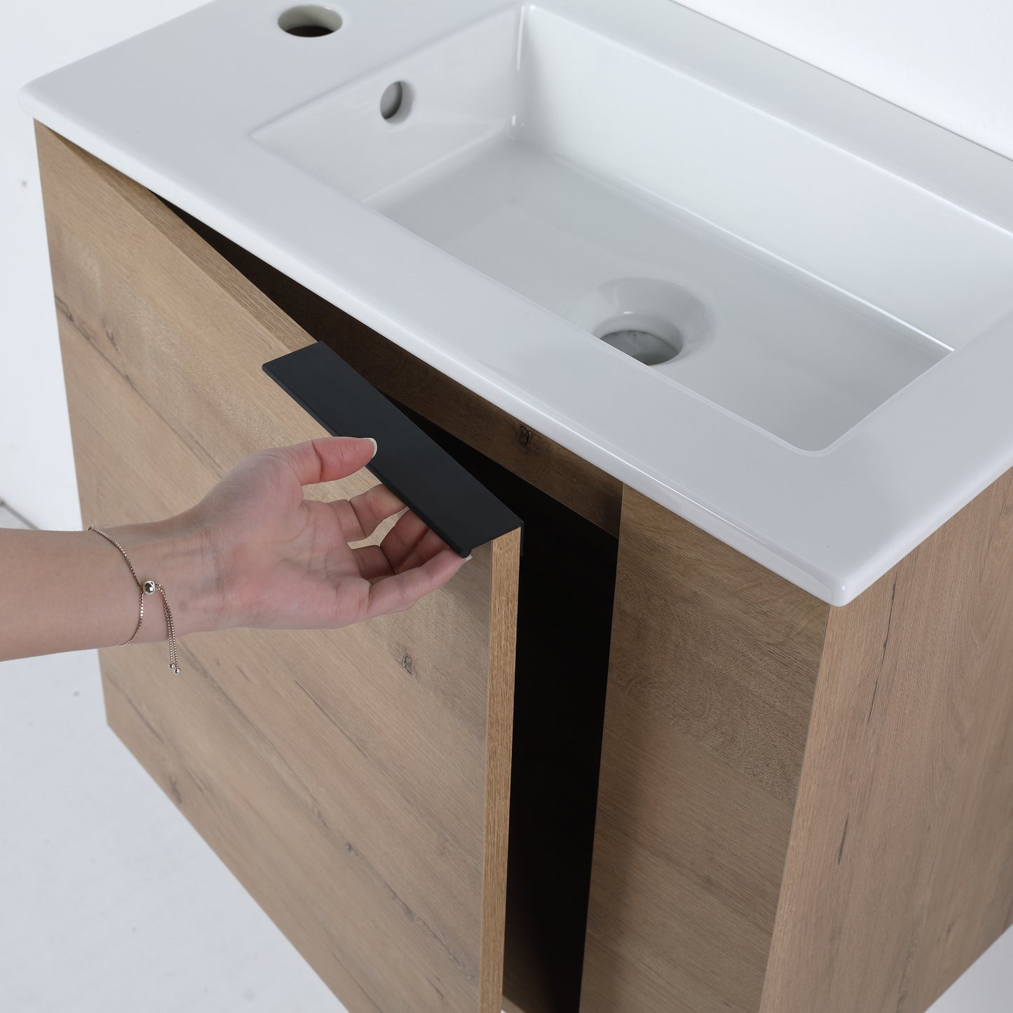 22-Inch Floating Bathroom Vanity with Sink