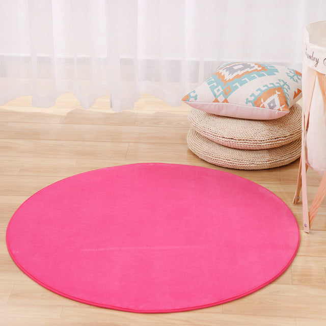 Memory Foam Round Chair Mat - Solid Memory Foam Round Chair Mat