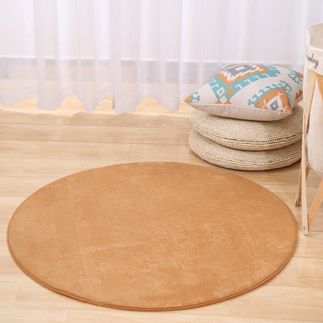 Memory Foam Round Chair Mat - Solid Memory Foam Round Chair Mat