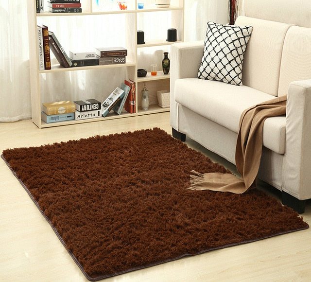 wool shag area rug - Super Soft Silk Wool Shag Area Rug