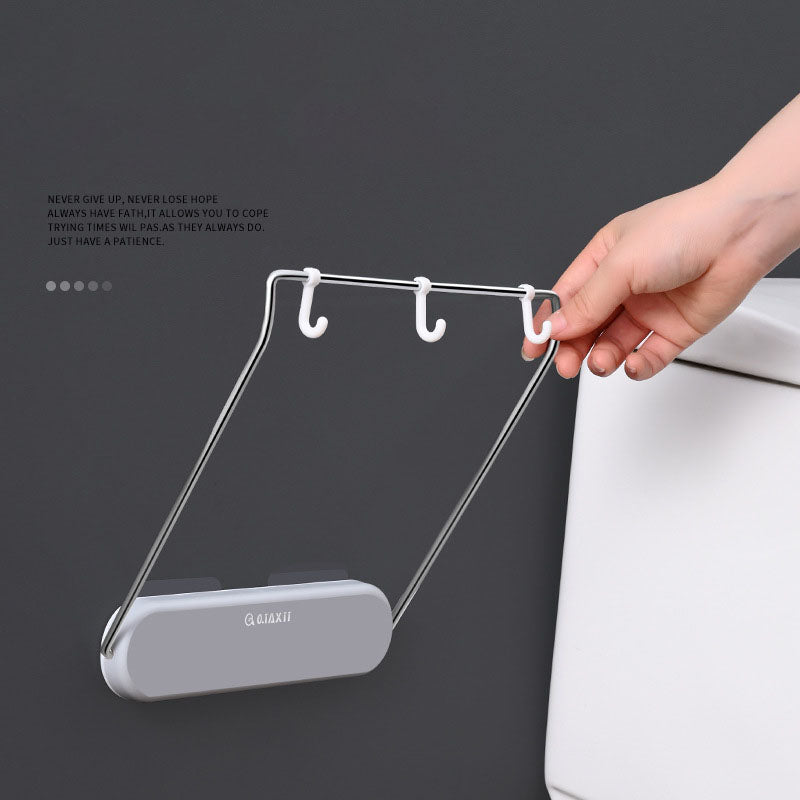 Seamless Wall-Mounted Washbasin Rack