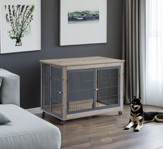 Multi-Functional Dog Crate Table